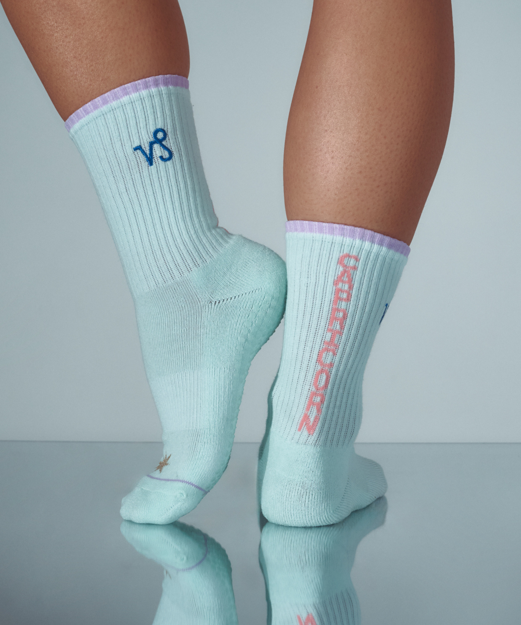 Crew Non Slip Grip Socks - Capricorn