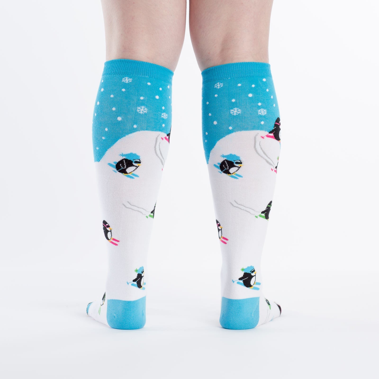 Downhill Penguins Women Knee High