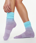 Scrunch Non Slip Grip Socks - Flashdance