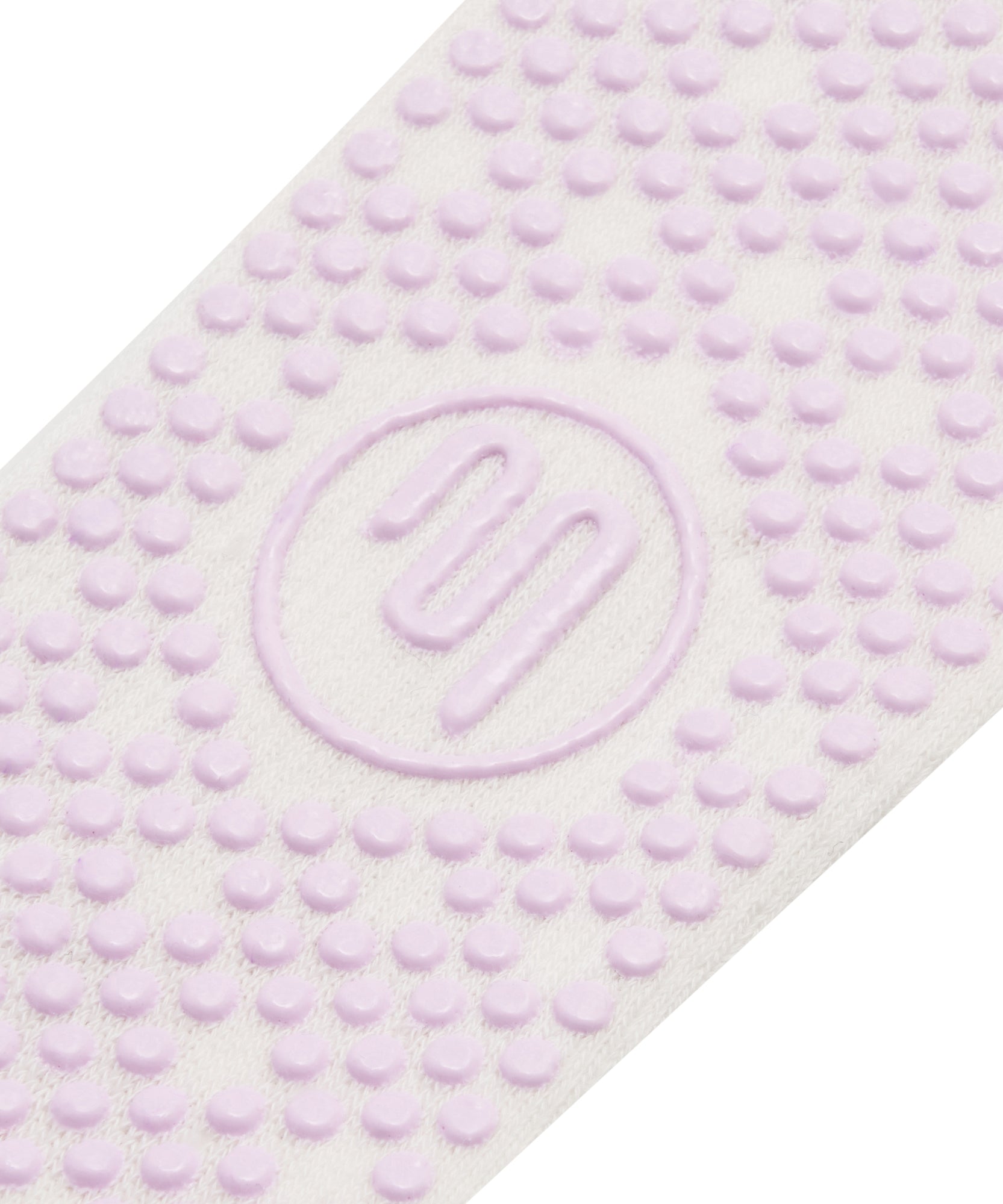 Crew Non Slip Grip Socks - Pilates Club Ivory
