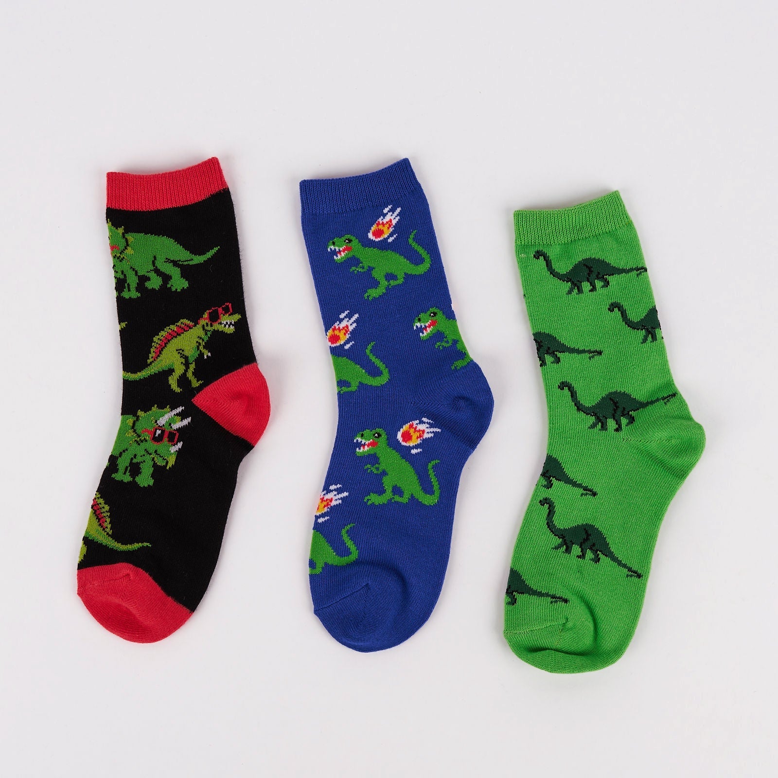 You're Tricera-tops Youth Crew Socks 3-Pack