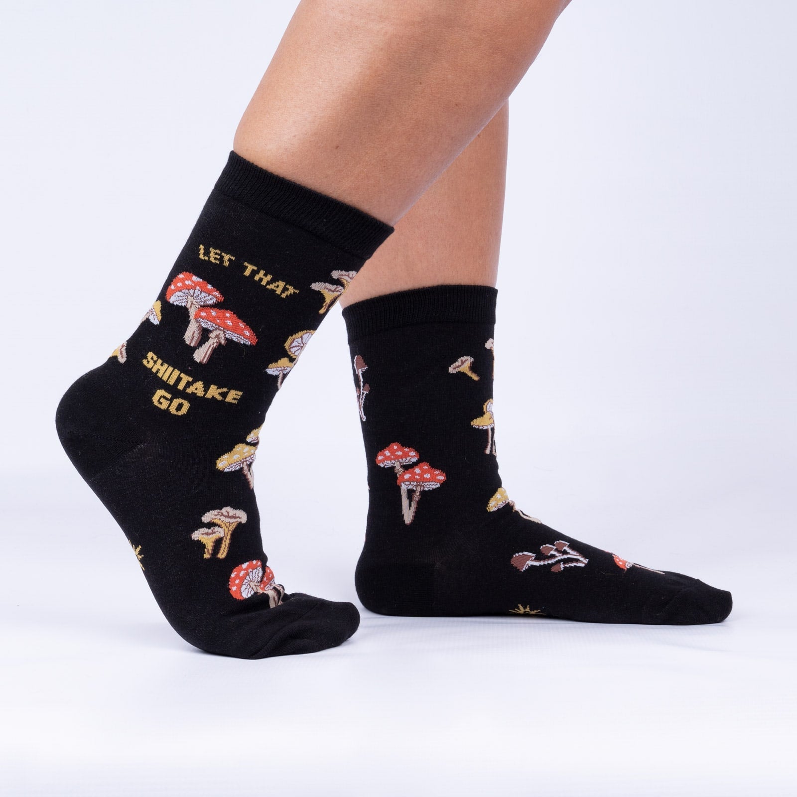 Let that Shiitake Go Women's Crew Socks