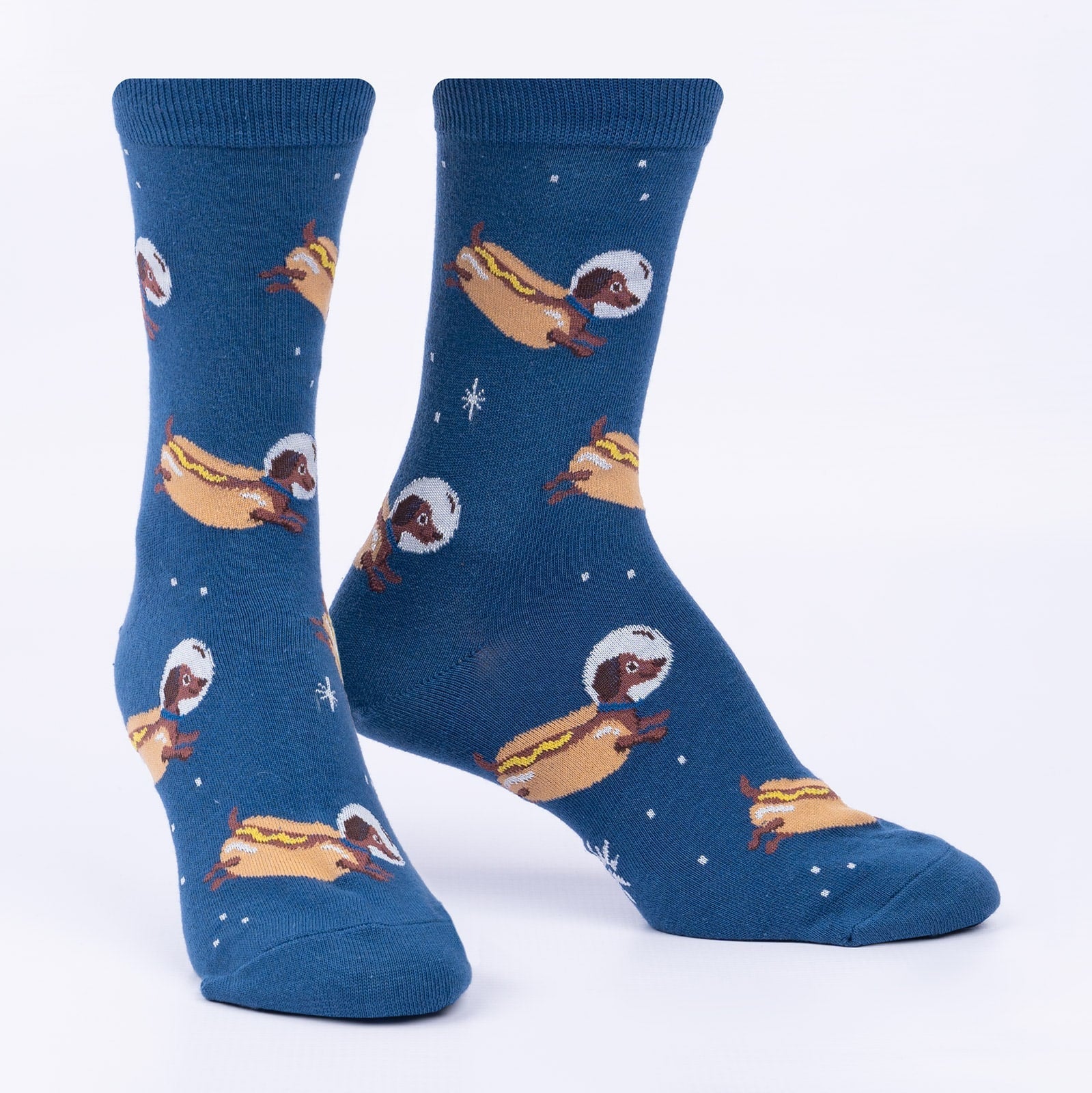 Weiner Dogs, In Space! Women's Crew Socks
